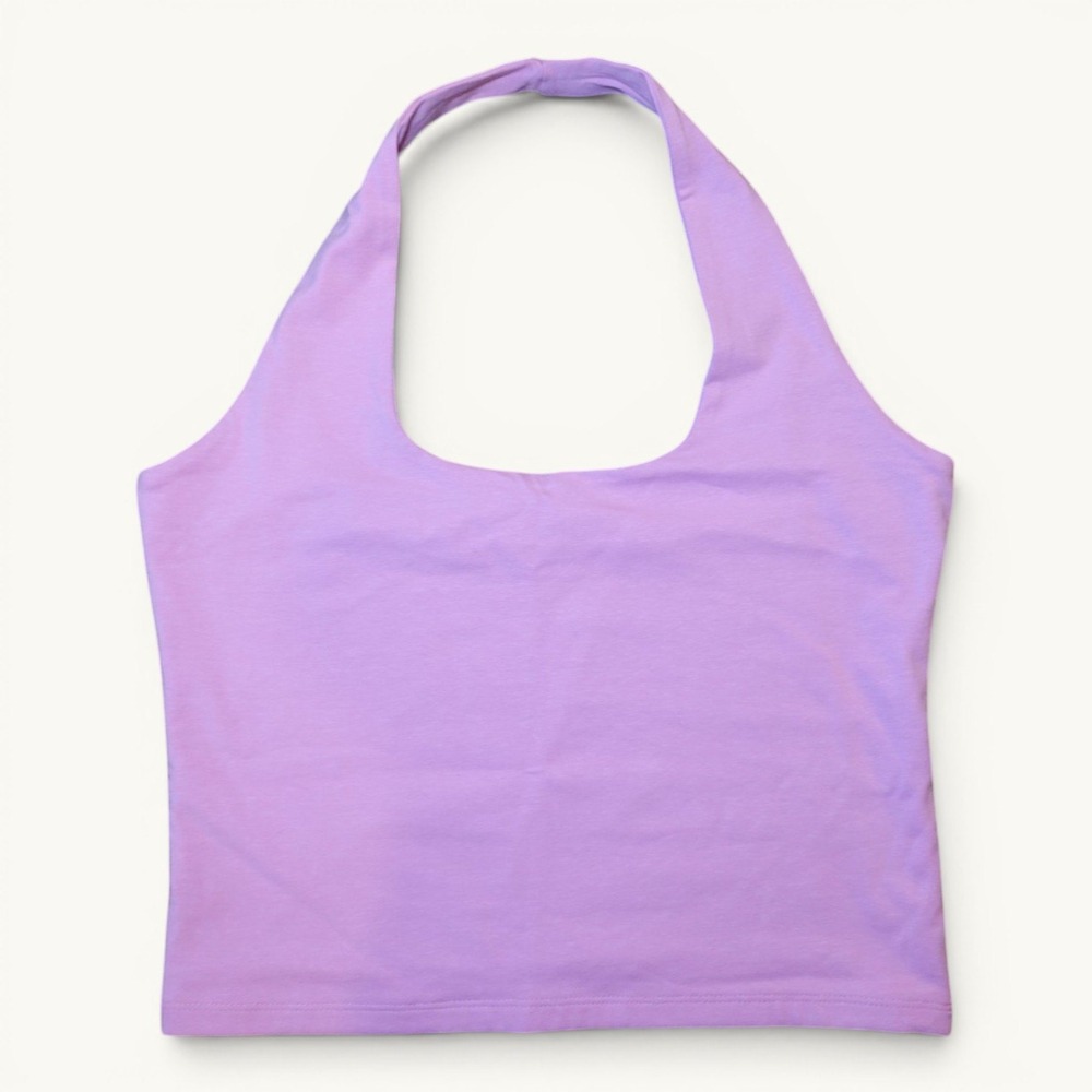 Cotton On Pink Square Neck Halter Top M NWOT